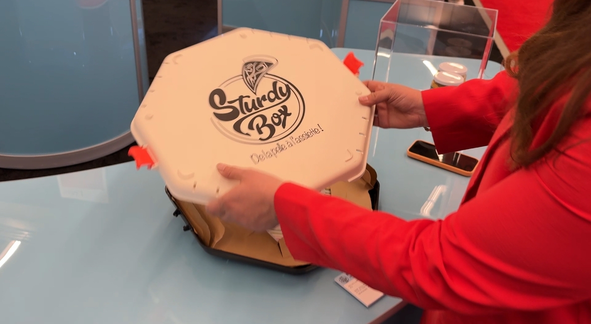 Boîte à pizza réutilisable